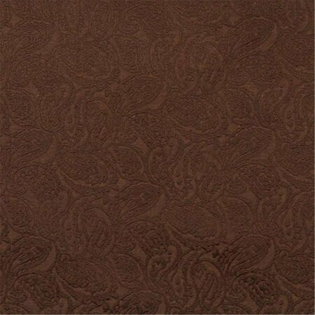 FINE-LINE 54 in. Wide Brown- Paisley Jacquard Woven Upholstery Grade Fabric FI2933958